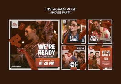 House Party Template Design – Free Download