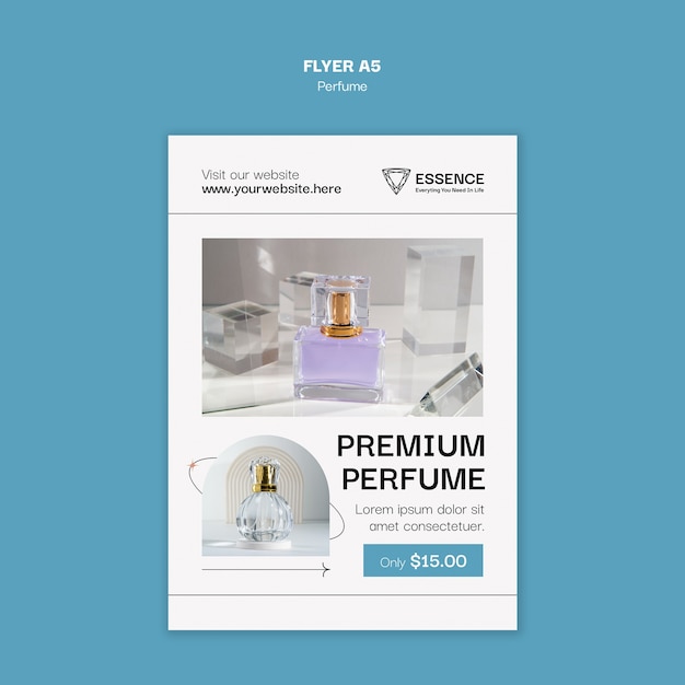 Perfume Template Design – Free Download, Free Stock Photo