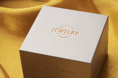 Premium Gold Deboss Box Mockup – Free Download