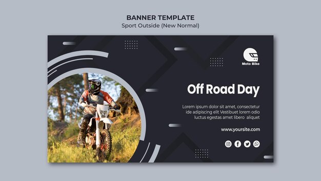 Sport Concept Banner Template – Free to Download