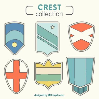 Hand-Drawn Heraldic Shields – Free Download