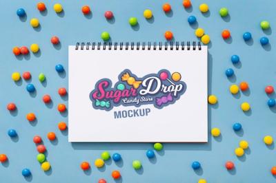 Sweet Candies Composition Mock-Up – Free Download