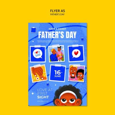 Father’s Day Template Design – Free Download, Free Stock Photo