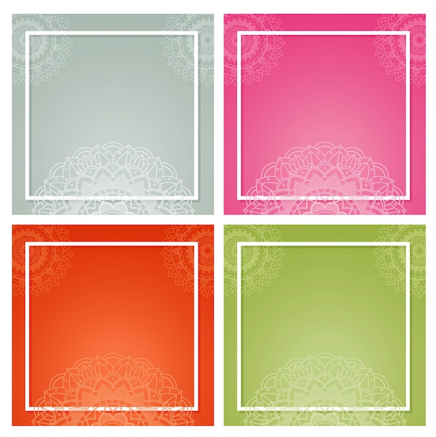 Mandala Pattern Backgrounds – Free Download