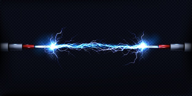 Electrical Discharge Between Naked Wires – Free Stock Photo for Download