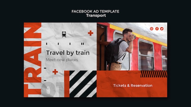 Promote Public Train Transport on Social Media – Free Download