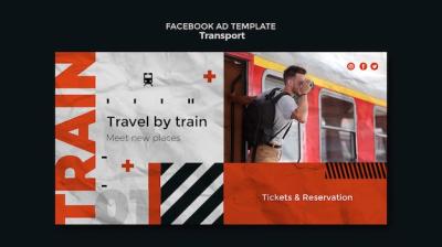 Promote Public Train Transport on Social Media – Free Download