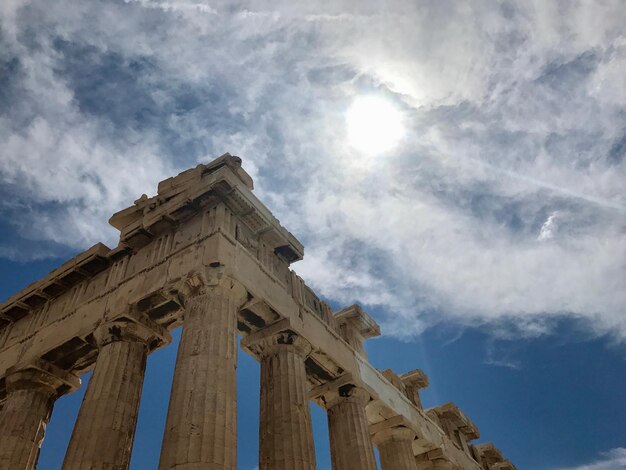 Stunning Sunlit Parthenon in Athens â Free Stock Photo for Download