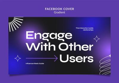 Gradient Personal Branding Concept Facebook Cover – Free Download