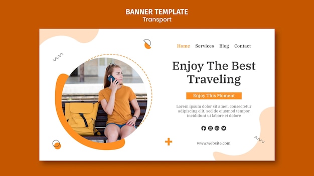 Traveling Banner Template – Free Download