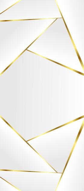 Geometric Golden Lines on White Background – Free Download