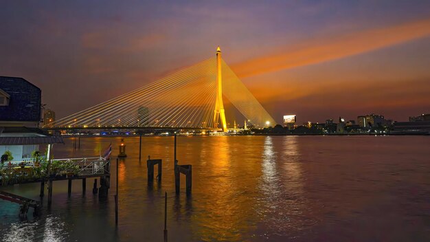 Nonthaburi Bridge, Bangkok Thailand – Free Download