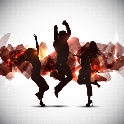 Abstract Surface Dance Silhouettes – Free Download