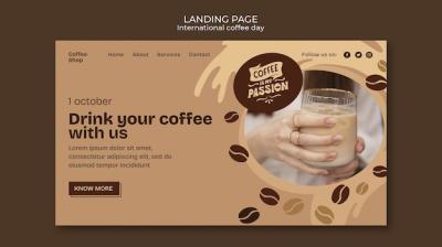 International Coffee Day Template Design – Free Download