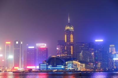 Stunning Hong Kong Night View – Download Free Stock Photo