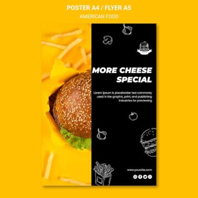 American Food Flyer Template – Free Download