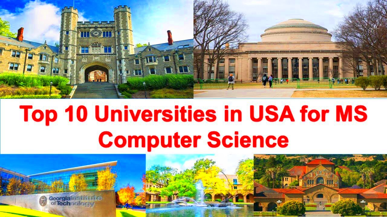 Top 10 Universities in USA for MS in Computer Science New Ranking YouTube