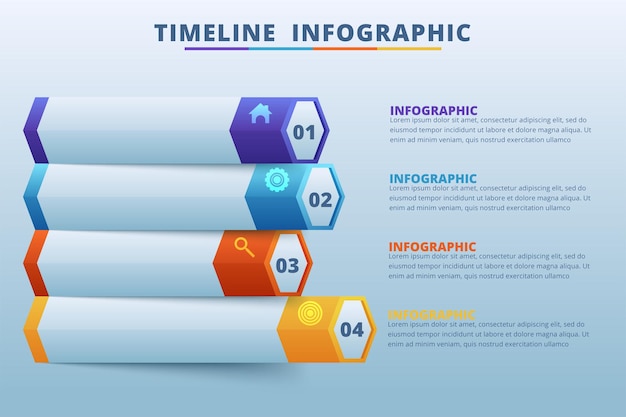 Timeline Infographics and Marketing Icons – Free Download