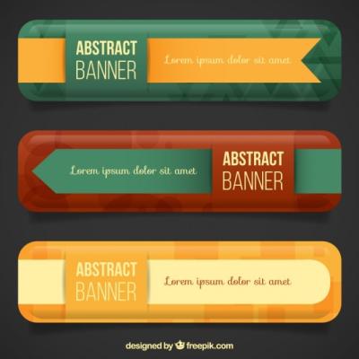 Vintage Banners with Ribbons – Free Stock Photo, Download for Free