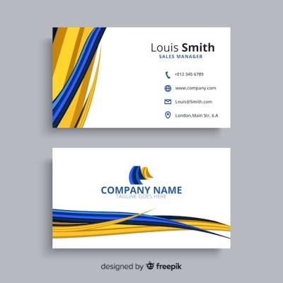 Business Card Vector Template – Free Download