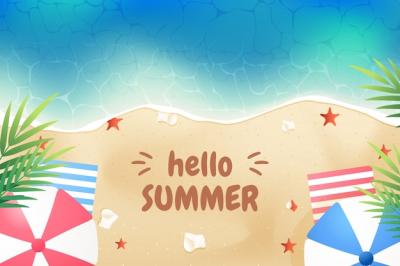 Realistic Summer Background – Free Download