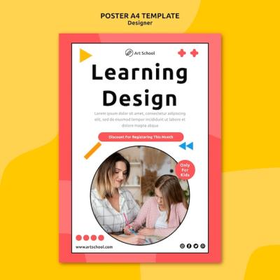 Learning Design Flyer Template – Free Download