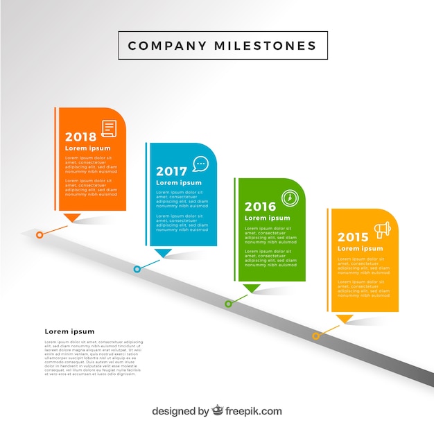 Infographic Timeline Concept with Road – Free Stock Photo, Download for Free