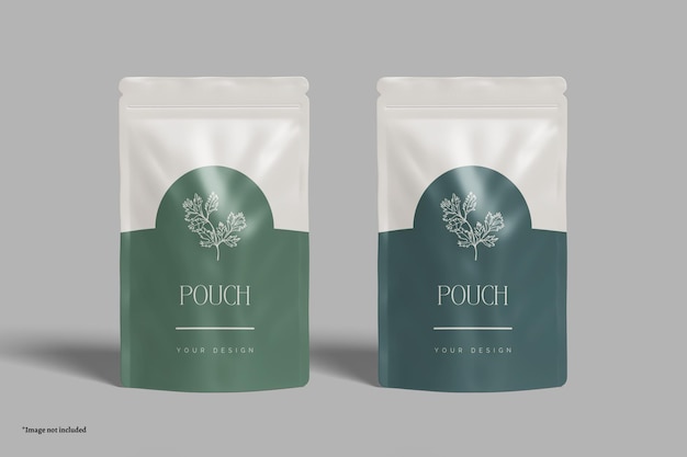 Pouch Packaging Mockup – Free Download for Your Projects