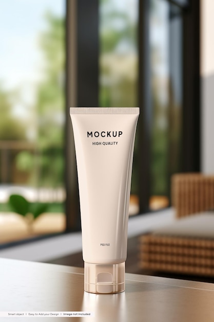 Face Cream Tube Mockup – Free Download