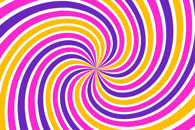 Flat-Hand Drawn Psychedelic Groovy Background – Free Download