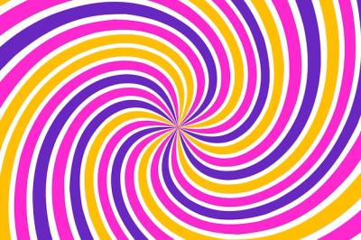 Flat-Hand Drawn Psychedelic Groovy Background – Free Download