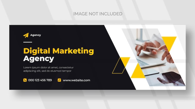 Facebook Cover and Web Banner Template for Digital Marketing | Free Download