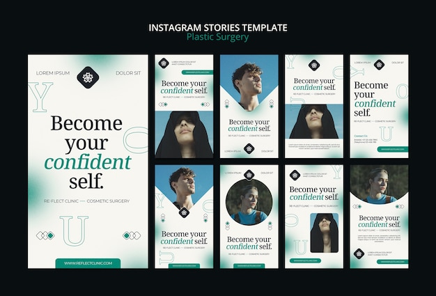 Plastic Surgery Clinic Instagram Stories Collection – Free Download