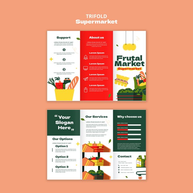 Supermarket Products Template – Free to Download