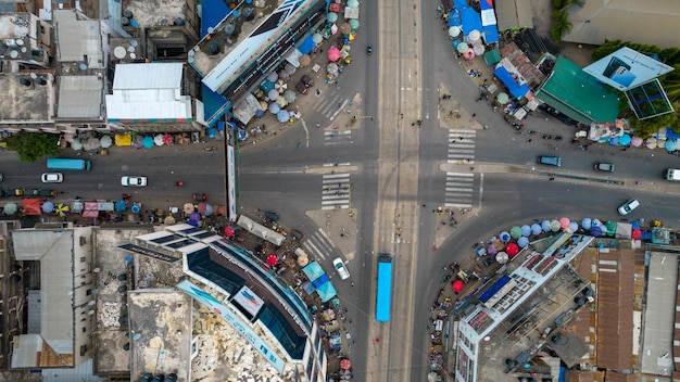 Aerial View of Dar es Salaam, Tanzania – Free Stock Photo for Download