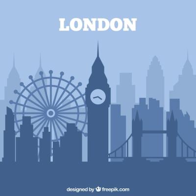 London Skyline Design – Free Stock Photo for Download