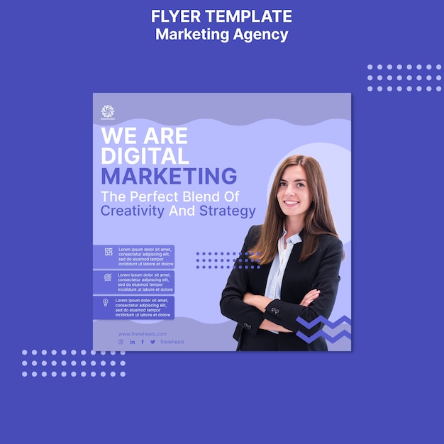 Marketing Agency Template Design for Creative Projects – Free Download