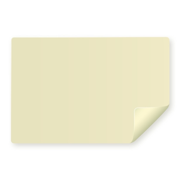 Realistic Post-It Element Isolated – Free Download