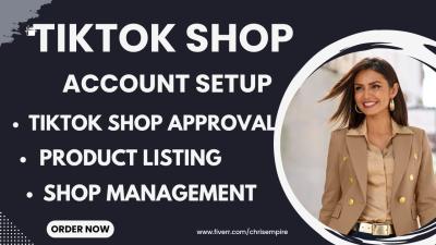 I Will Set Up and Grow Your USA TikTok Shop, TikTok Ads, and TikTok Marketing!