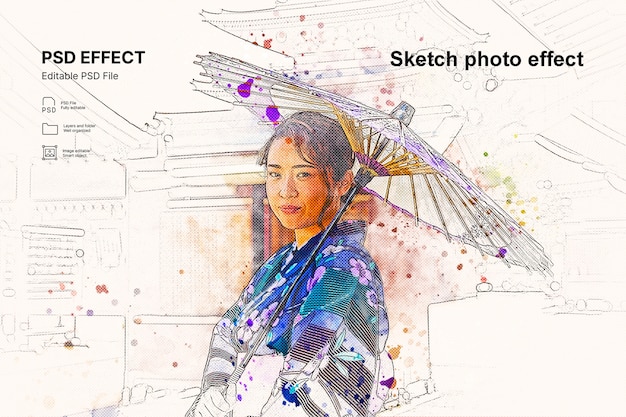 Sketch Photo Effect – Free Download Free Stock Photo