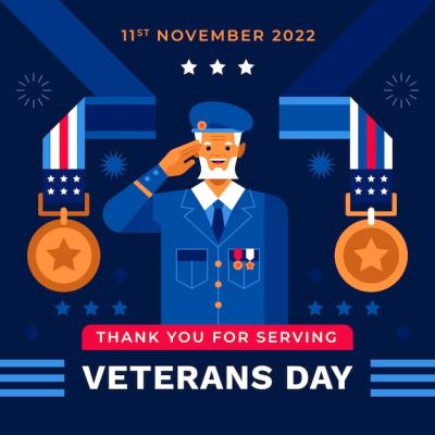 Flat Veterans Day Illustration – Free Download, Free Stock Photo