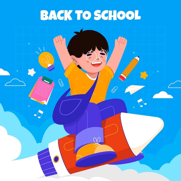 Back to School Season Illustration – Free Stock Photo for Download