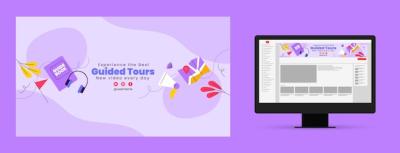 Guided Tours YouTube Channel Art – Free Download