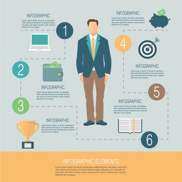 Business Infographic Template – Download Free Stock Photo