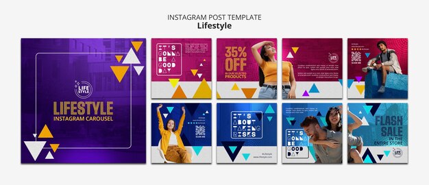 Lifestyle Template Design for Stunning Visuals – Free Download