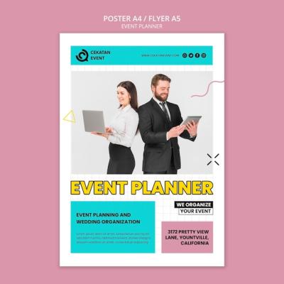 Professional Event Planner Flyer Template – Free Download