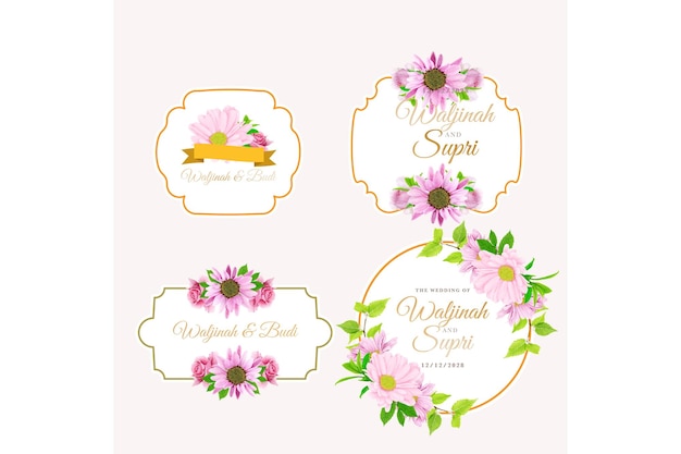 Hand-Drawn Floral Design Vector Template – Free Download