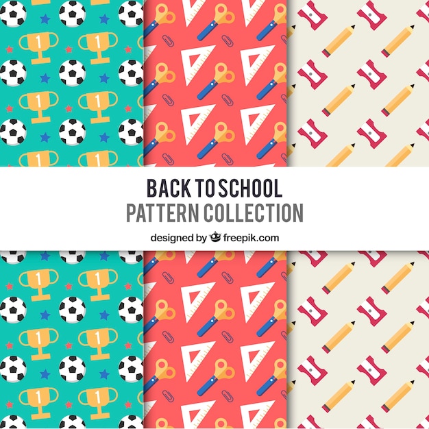 Back to School Pattern Collection – Free Download