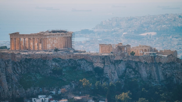 Close-Up View of the Acropolis in Athens – Free to Download