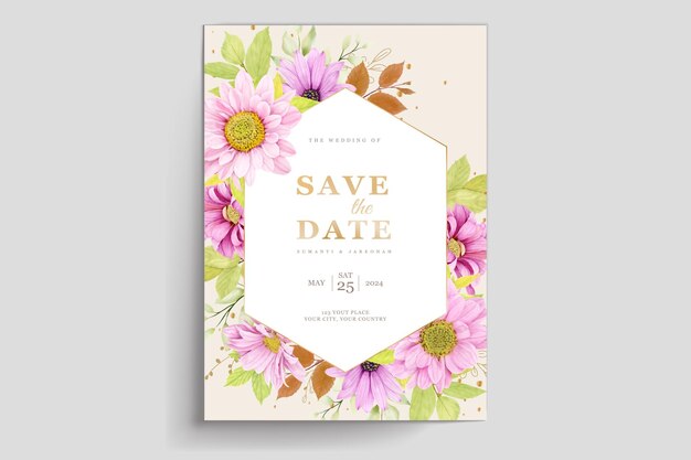 Beautiful Floral Spring and Summer Background and Frame Card Design for Free Download